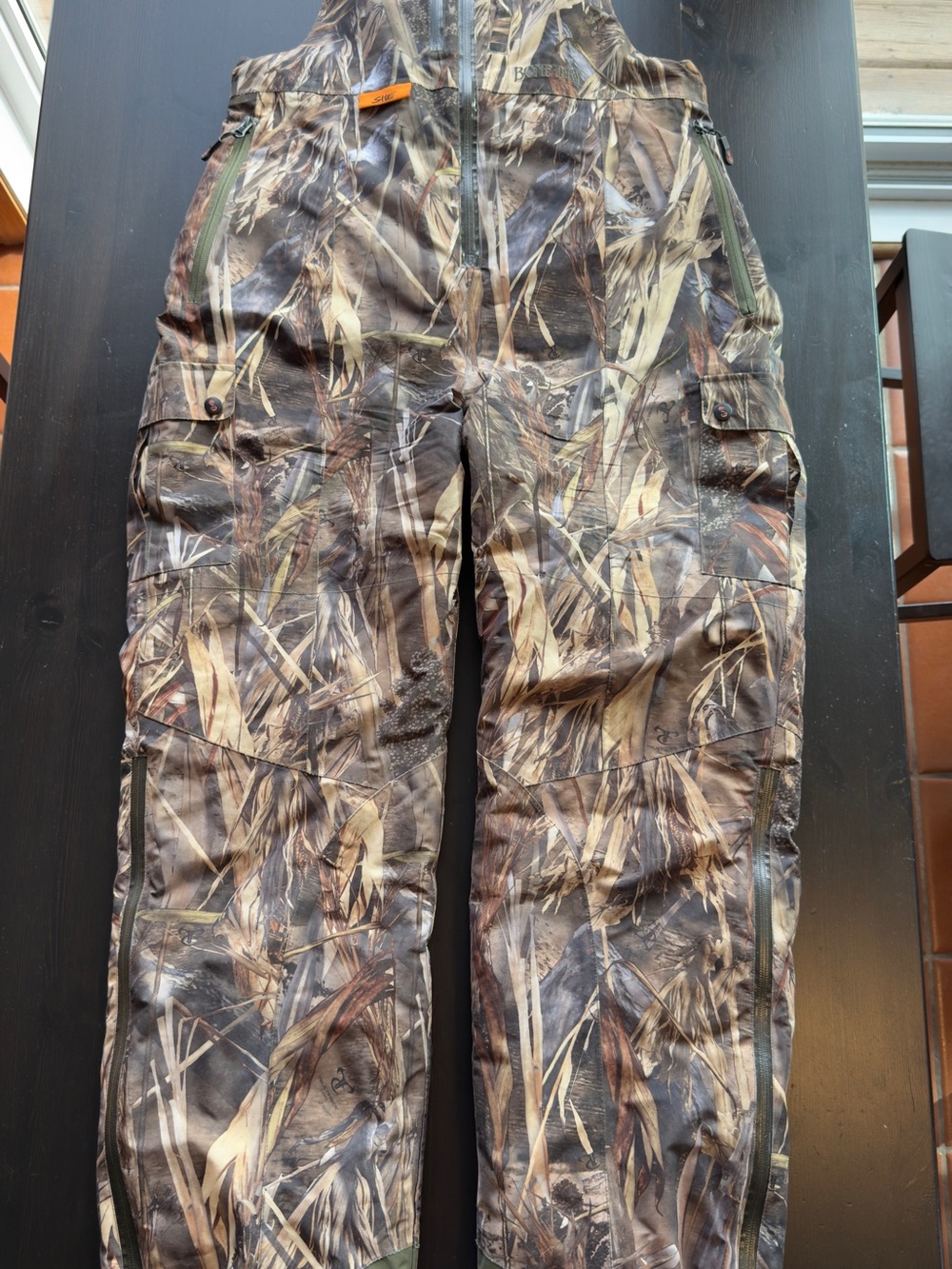 Women's Realtree-Style Camouflage Insulated Bib Overalls - Brown/Green